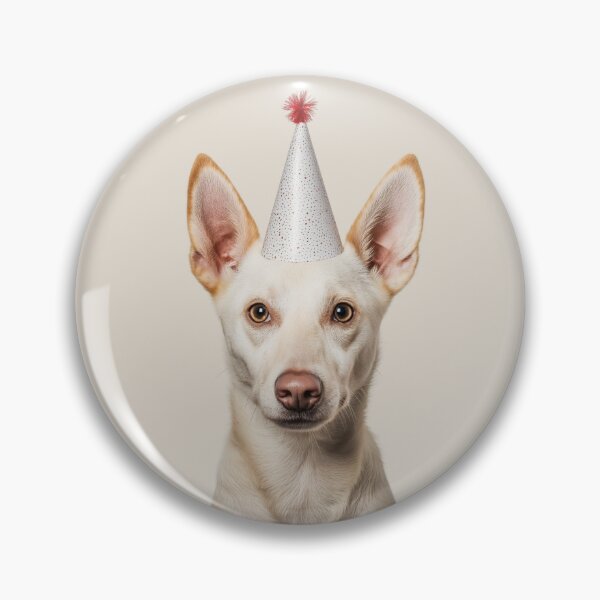 Item preview, Cute Canaan dog with Party Hat Birthday Celebration designed and sold by LazyOwlStore.