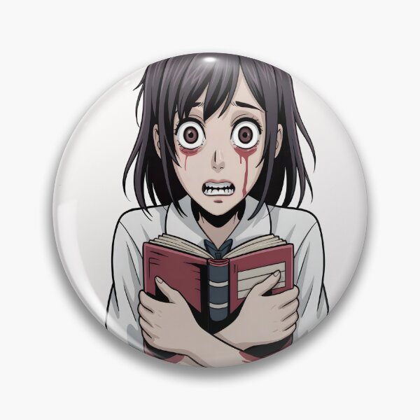 Item preview, Terrified Anime Girl Sticker – Corpse Party Inspired Horror Art designed and sold by stylishsketcher.