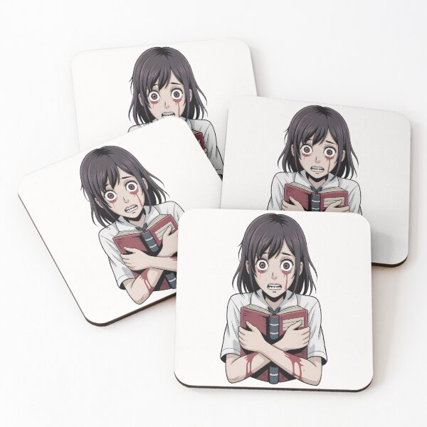 Item preview, Terrified Anime Girl Sticker – Corpse Party Inspired Horror Art designed and sold by stylishsketcher.