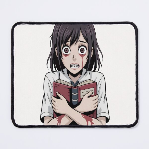 Item preview, Terrified Anime Girl Sticker – Corpse Party Inspired Horror Art designed and sold by stylishsketcher.