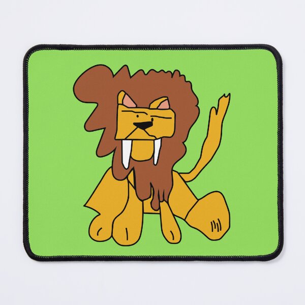 Item preview, Yellow Lion (Green Background) by Everything Eli designed and sold by EverythingEli.