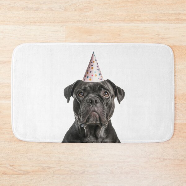 Artikelvorschau, Niedlicher Cane Corso Hund mit Partyhut Geburtstagsfeier entworfen und verkauft von LazyOwlStore.
