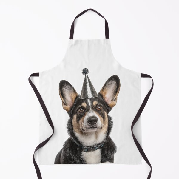 Artikelvorschau, Süße Strickjacke Welsh Corgi Hund mit Partyhut Geburtstagsfeier entworfen und verkauft von LazyOwlStore.