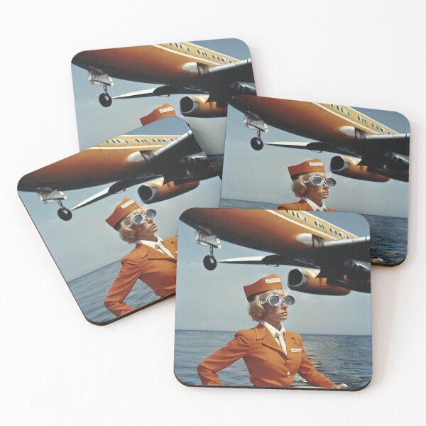 Item preview, Flight attendant 1970s Retro Aesthetic 8 designed and sold by NickWhittleArt.
