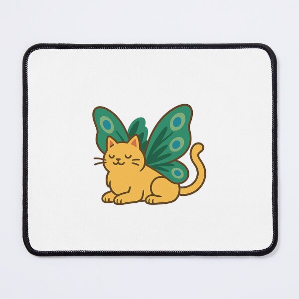 Item preview, Catterfly – Cute Cat Butterfly Hybrid Animal Pun Design designed and sold by DJCApparel.