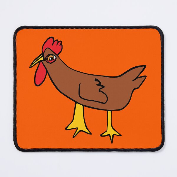 Item preview, Brown Chook (Orange Background) by Everything Eli designed and sold by EverythingEli.