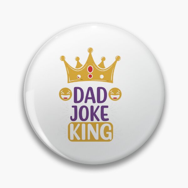 Item preview,  Dad Joke King - Father's Day Gift for the King of Dad Jokes designed and sold by wellie-chic.