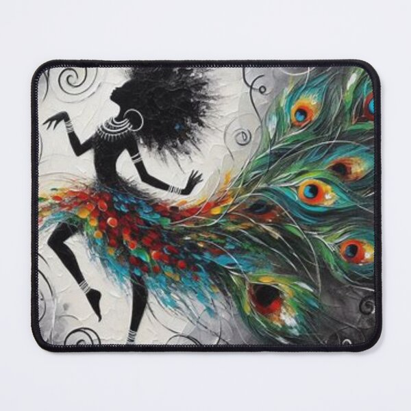Item preview, Dance of the Peacock, Tribal Art Style designed and sold by Shs-Kenya.