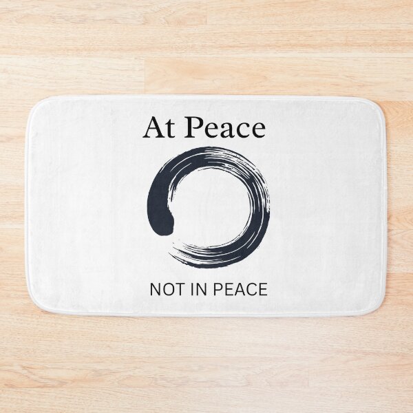 Item preview, At Peace, not in Peace designed and sold by rebuZZ-Apparels-The Minimalistic Buzz.