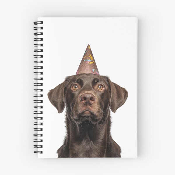 Item preview, Cute Chesapeake Bay Retriever dog with Party Hat Birthday Celebration designed and sold by LazyOwlStore.