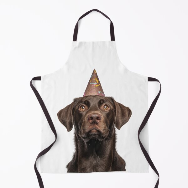 Item preview, Cute Chesapeake Bay Retriever dog with Party Hat Birthday Celebration designed and sold by LazyOwlStore.