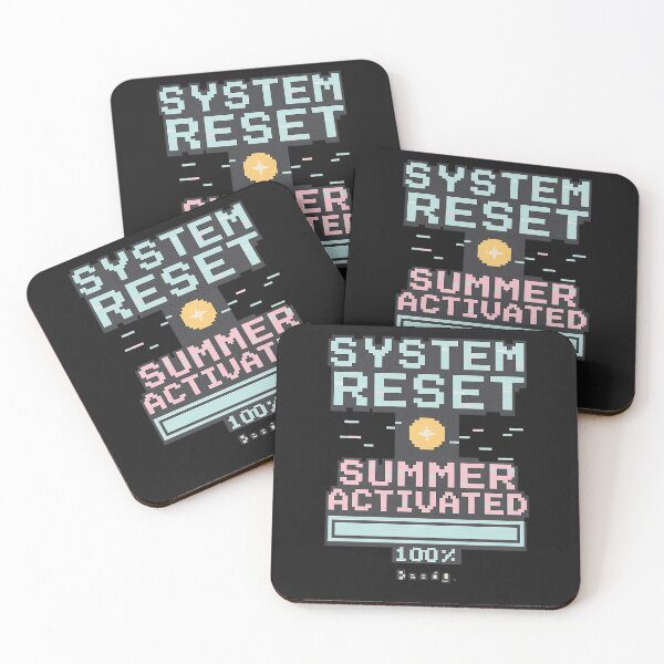 Item preview, System Reset – Pixel Summer Mode Activated Tee designed and sold by Laugh & Rewind .