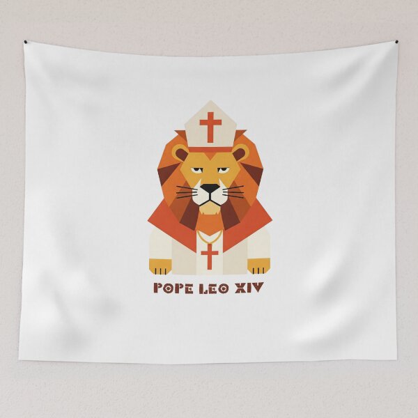 Item preview, Pope Leo XIV – The Lion of Spirit | Design by EgyApe designed and sold by egyape ⭐⭐⭐⭐⭐.