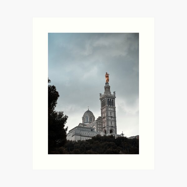 Marseille Basilica - France Art Print
