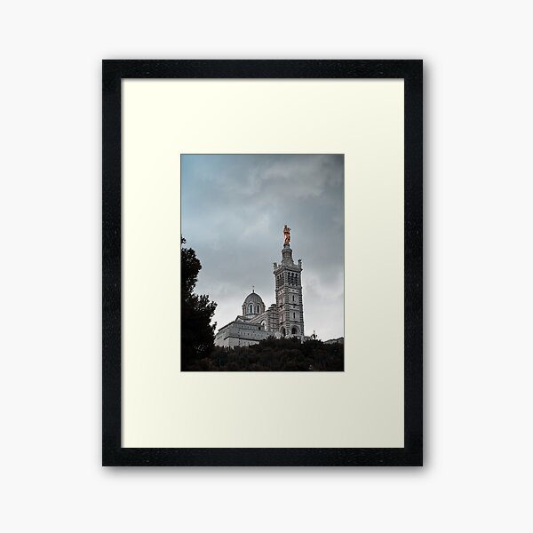 Marseille Basilica - France Framed Art Print