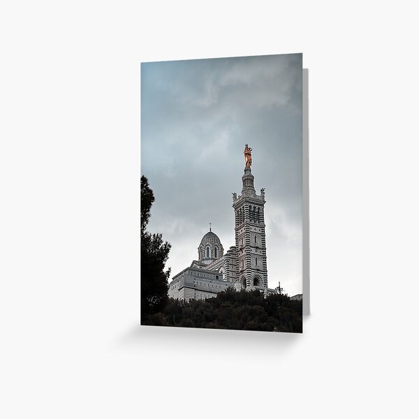 Marseille Basilica - France Greeting Card