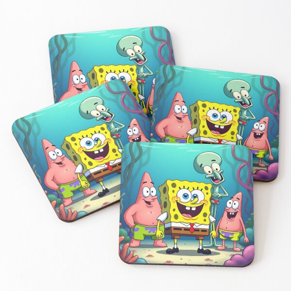 Item preview, Spongebob and friends characters smile designed and sold by RebeccHarlote.