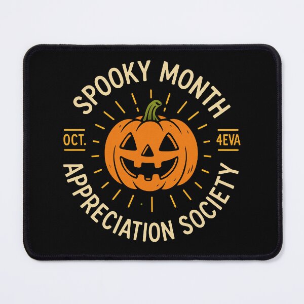 Aperçu de l'œuvre Société d'appréciation du mois effrayant | Citrouille d'Halloween créée et vendue par Shirt-Face.