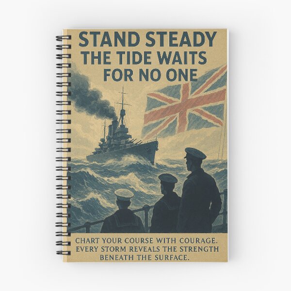 Item preview, Stand Steady The Tide Waits For No One designed and sold by Skyframe Aviation.