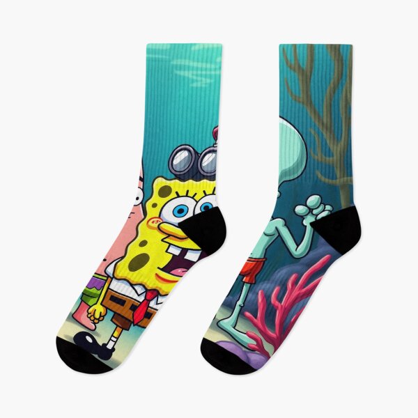 Item preview, Spongebob cheerful underwater smile  designed and sold by RebeccHarlote.