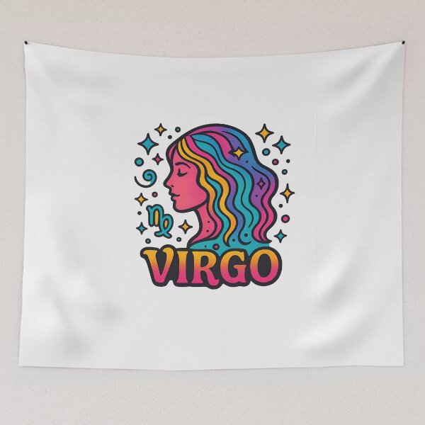 Item preview, Virgo Zodiac Sign T-Shirt – Elegant & Earthy Horoscope Design 2 designed and sold by sifo2024.