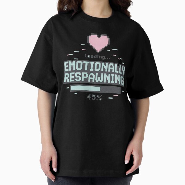 Item preview, Emotionally Respawning – Pixel Art Chill Reboot Shirt designed and sold by Laugh & Rewind .