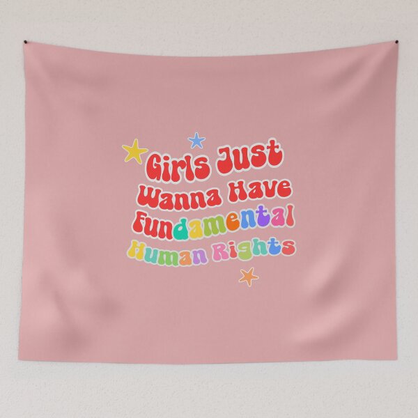 Item preview, Girls just want to have fundamental human rights designed and sold by hitNmiss.