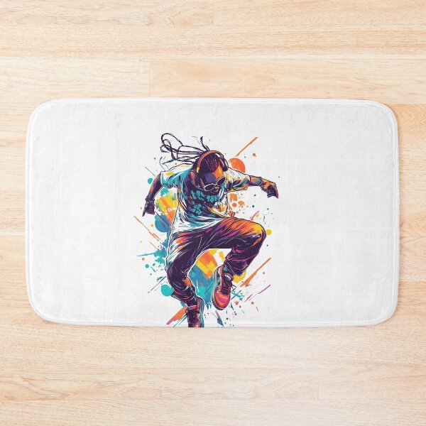 Item preview, Rapper with Boombox Graffiti Art – Bold Urban Comic Design  designed and sold by Ragil-Studio.