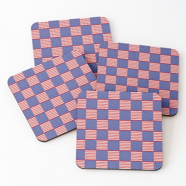 Item preview, Usa flag pattern red and blue designed and sold by jancajiravova.