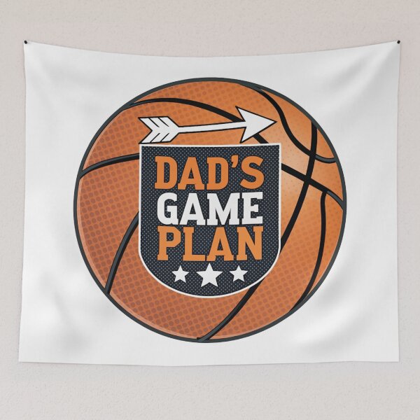 Item preview, Dad's Game Plan Father's Day Gift - Best Dad Basketbal designed and sold by wellie-chic.