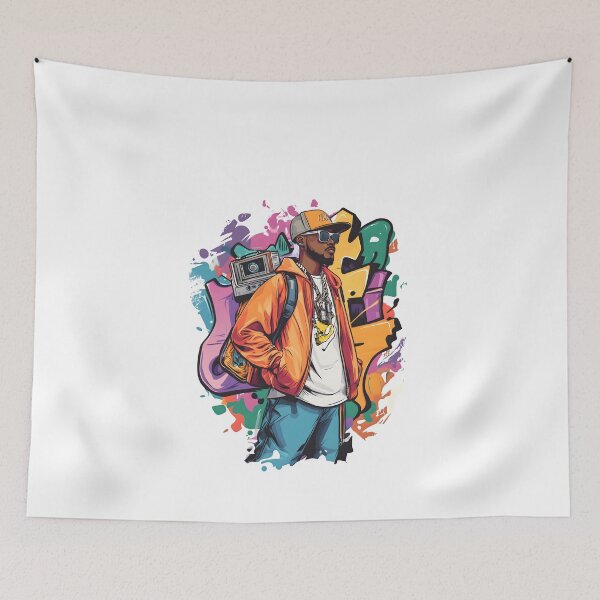 Item preview, Breakdancer Street Style Illustration – Graffiti Hip-Hop Motion Art designed and sold by Ragil-Studio.