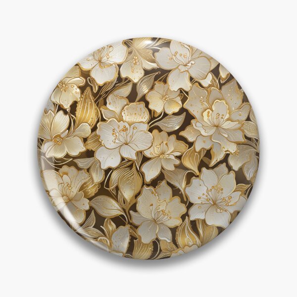 Item preview, Golden Flowers designed and sold by CoolPixels.