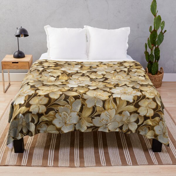 Item preview, Golden Flowers designed and sold by CoolPixels.