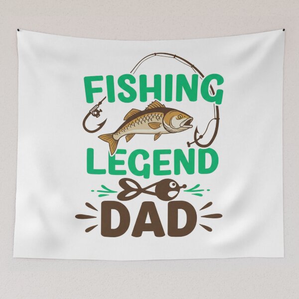 Item preview, Fishing Legend Dad Father's Day Gift - Best Dad Fishing designed and sold by wellie-chic.