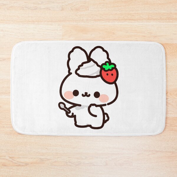Item preview, A bunny who loves whipped cream and strawberries designed and sold by Elinotes.