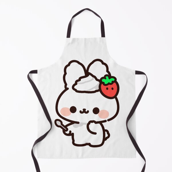 Item preview, A bunny who loves whipped cream and strawberries designed and sold by Elinotes.