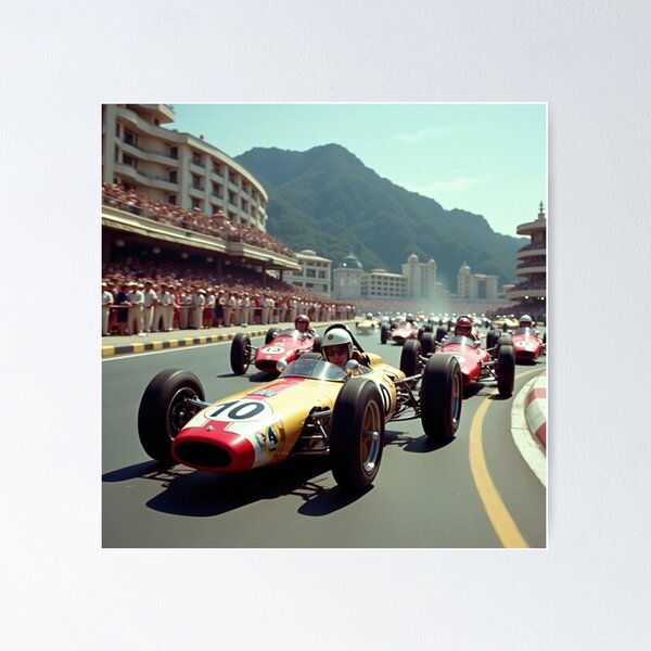 Item preview, Vintage sunny day monaco grand prix designed and sold by HarrySAnneth.