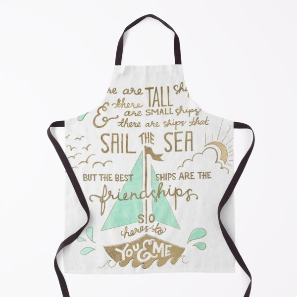 Item preview, THE BEST SHIPS JUST YOU AND ME designed and sold by UbeeStore.