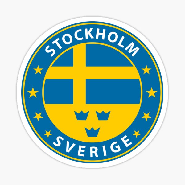 Sweden Sverige Hockey Tre Kronor Three Crowns Vintage Greeting Card