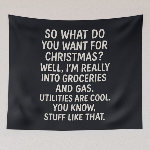 Item preview, Funny Christmas Inflation Expensive Groceries Utilities Humor  designed and sold by HowToCanadian.