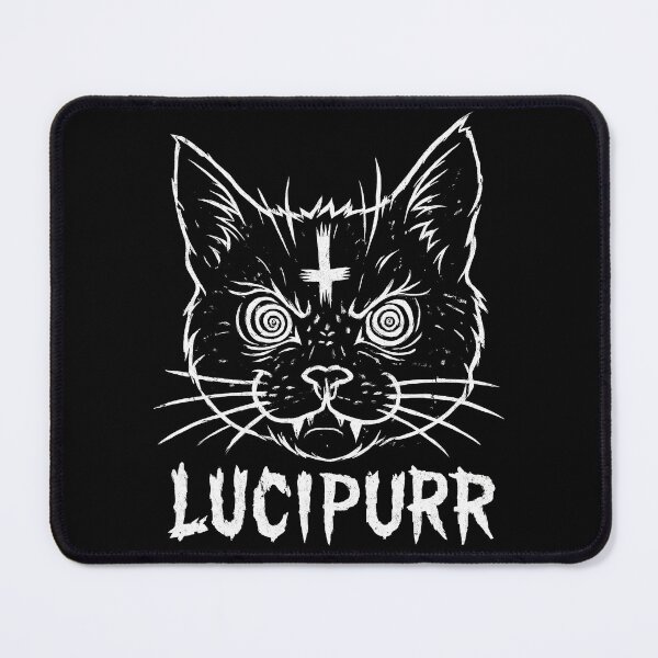 Item preview, Lucipurr Possessed Cat | Occult Satanic Gothic Horrorcore designed and sold by Shirt-Face.