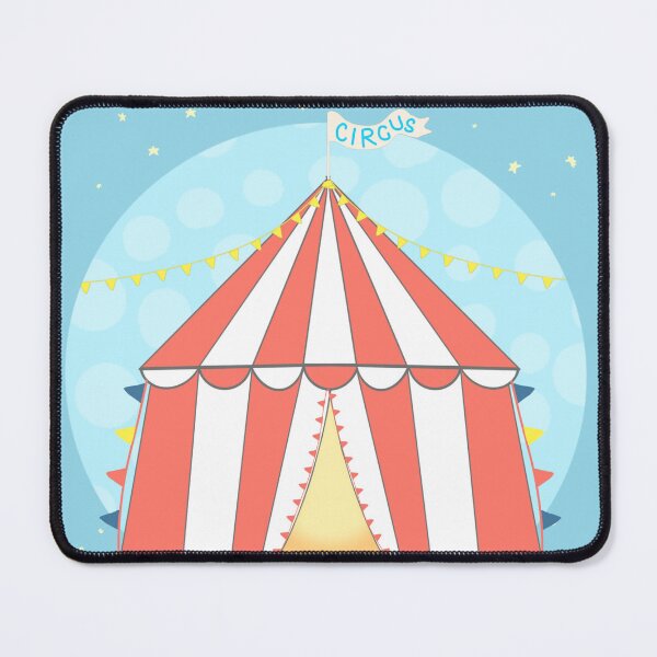 Item preview, Circus Tent with Stars A Cute Carnival Funfair Art designed and sold by DanielaHughes.