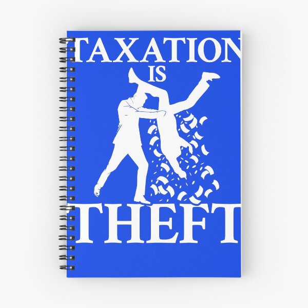 Item preview, Taxation is Theft designed and sold by Gold Wings Tees.