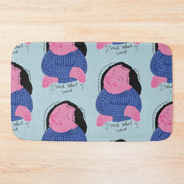 Item preview, I Said What I Said – Bold Feminine Illustration Print designed and sold by Mona-Art-Design.