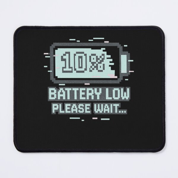 Item preview, Battery Low – Pixel Energy Buffer Shirt for Chill Mode Days designed and sold by Laugh & Rewind .