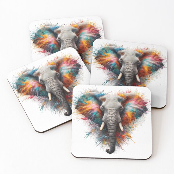 Item preview, The Colorful Elephant designed and sold by Art By Tuareg.