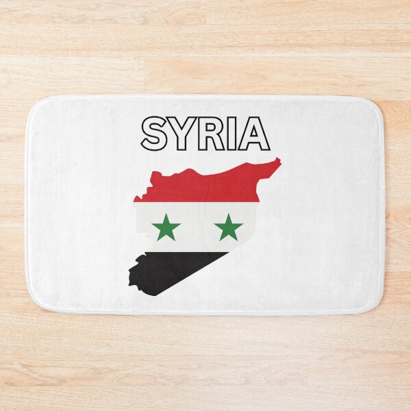 Item preview, Syria flag map designed and sold by atomstartup.