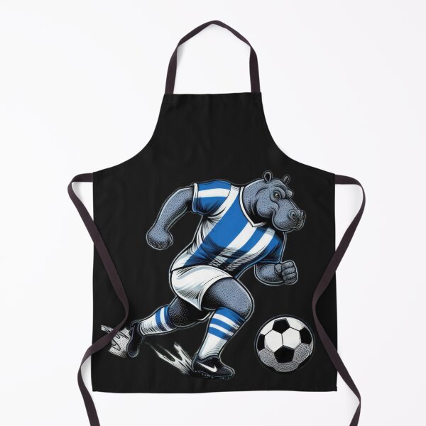 Item preview, football soccer hippopotamus with a football,Football Player ,soccer art,animal playing soccer designed and sold by Expressions-Sel.