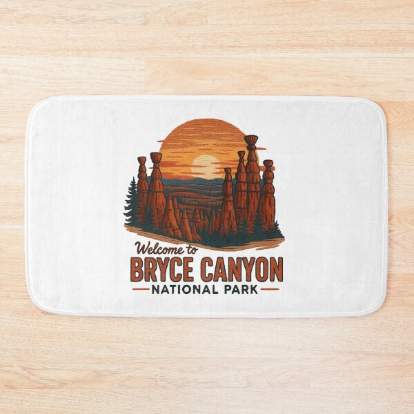 Item preview, Welcome to Embroidery Bryce Canyon National USA Park designed and sold by Blok45.