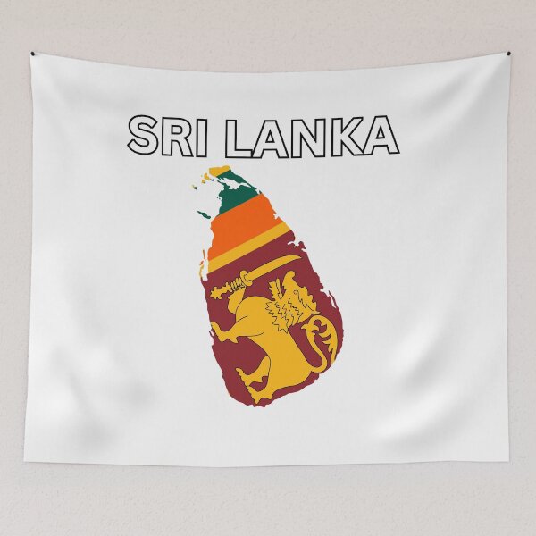 Item preview, Sri Lanka Flag Map Design designed and sold by atomstartup.